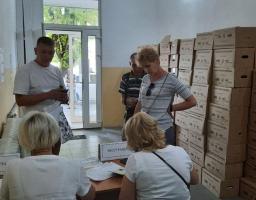 За тиждень майже 1 800 переселенців з Лисичанська отримали допомогу в гуманітарному штабі в Дніпрі