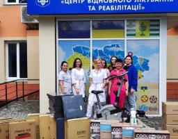 Рубіжанському Центру відновного лікування та реабілітації надали гуманітарну допомогу