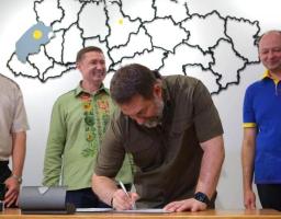 Сергій Гайдай узяв участь у спецпогашенні марки «Вільні. Незламні. Непереможні.»