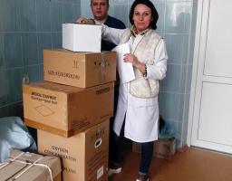 Попаснянська районна лікарня отримала гуманітарну допомогу