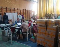 Понад 800 сім’ям переселенців з Рубіжного надано гуманітарну допомогу цього тижня в Дніпрі