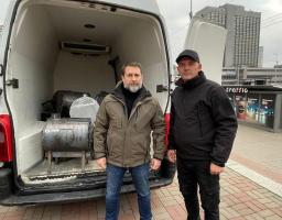 Отримали від релігійних організацій авто для ексгумації тіл загиблих та «буржуйки»