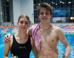 Три нагороди всеукраїнських змагань здобули наші стрибуни у воду