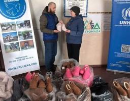  Гумштабом у Богданівці отримано партію зимового взуття