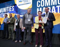 Делегацію з Луганщини нагородили Відзнакою на виставці-конференції «ReBuild Ukraine» у Варшаві