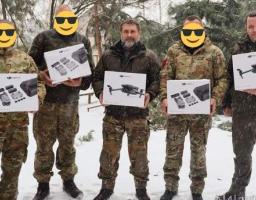 Сергій Гайдай передав дрони оборонцям Сватівського напрямку