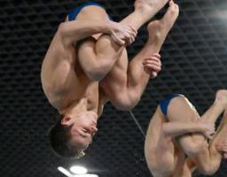 Дві золоті та бронзову нагороду вибороли наші стрибуни в воду на кубку України