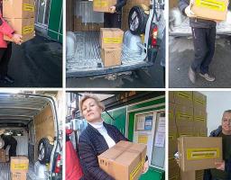 Майже 1800 продуктових наборів видали в Кремінському хабі в Києві за півтора тижні