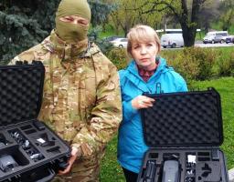 Артем Лисогор: нацгвардійцям, які тримають оборону на Сході, передані ще два квадрокоптери