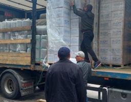 У Сумах нашим ВПО видають матраци, посуд, постільні набори