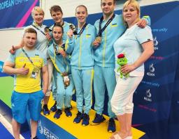 Стрибуни у воду з Луганщини здобули золото Європейських ігор у командних змаганнях