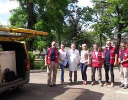 Попаснянська центральна районна лікарня отримала гуманітарну допомогу 