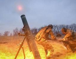 Мінометники Нацгвардії знешкодили чотири російські танки в районі Серебрянського лісництва