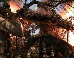 Завдано вогневе ураження по скупченню російських військових у Серебрянському лісі 