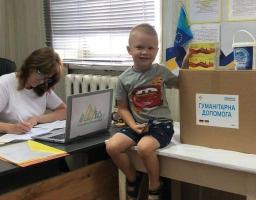 У Полтаві ще 530 наших ВПО надані гігієнічні і продуктові набори