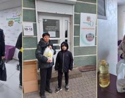 За рік більше п’яти тисяч пакунків з продуктами отримали жителі Луганщини у хабі в Тернополі
