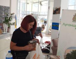 222 продуктових набори одержали луганчани в Вінниці на тижні, що минув 