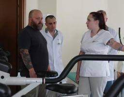 Олексій Харченко перевірив відповідність Центру медичної реабілітації КНП «Лисичанська багатопрофільна лікарня» стандартам доступності