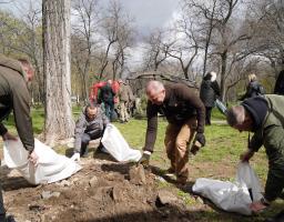 Громадськість області провела толоку на «Алеї Захисників та Захисниць Луганщини» у Дніпрі