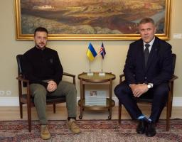 Інвестиції в оборонне виробництво та підтримка на шляху до НАТО: Президент України зустрівся з Прем’єр-міністром Ісландії