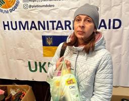 Переселенцям з Луганщини в Одесі видавали набори гігієни