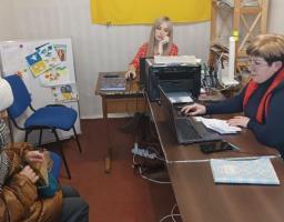 Послуги, які надають переселенцям у хабі в Ірпені