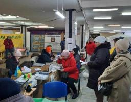 У січні більше трьом тисячам луганчан надали продуктові набори в хабі Сєвєродонецької громади в Дніпрі