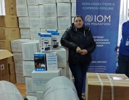 Зимові, кухонні та побутові набори від МОМ доставлені до хабу на Черкащині