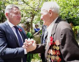 Юрій Гарбуз привітав ветеранів війни