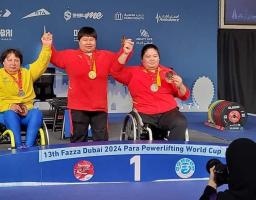 Наталія Олійник здобула срібну нагороду на кубку світу з пара пауерліфтингу, встановивши три рекорди Європи 