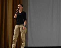 12 жовтня у ОКЗ "Сєвєродонецький коледж культури і мистецтв імені Сергія Прокоф'єва" відбувся кінопоказ повнометражного документального фільму про участь українських жінок у війні