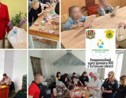 1,5 тисячі продуктових наборів отримали ВПО Луганщини у хабах Кремінщини у квітні