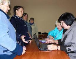 В Попаснянському районі відкрили вже п’яте віддалене робоче місце для обслуговування пенсіонерів