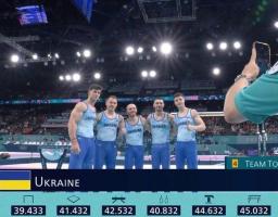 ОІ-2024: збірна України зі спортивної гімнастики з Радомиром Стельмахом у складі вийшла до фіналу змагань