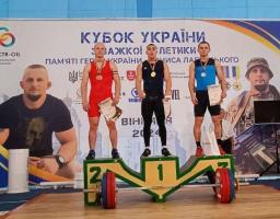 Вісім нагород вибороли наші важкоатлети на кубку України