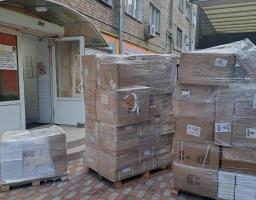 До столичного хабу Гірської громади надійшла партія канцелярії 