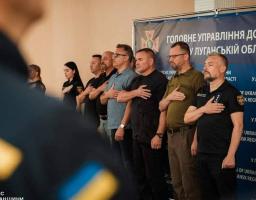 Олексій Смирнов привітав луганських рятувальників з професійним святом