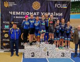 Три золоті медалі і одну бронзову здобули наші спортсменки на чемпіонаті України на критому треку