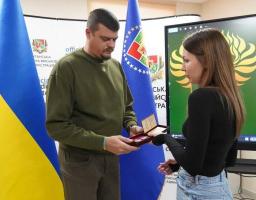 Ордени «За  мужність» III ступеня Артем Лисогор вручив родинам загиблих Героїв