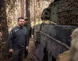 Президент України відвідав розташування бригад, які виконують бойові завдання на ділянці Куп’янськ – Лиман