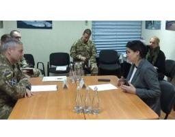 Відбулася зустріч Командувача об’єднаних Сил генерал-лейтенанта Сергія Наєва з Міністром України у справах ветеранів Іриною Фріз у Краматорську