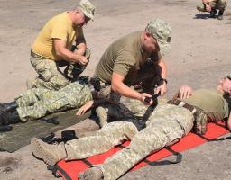 В ОТУ «Луганськ» з військовослужбовцями проведені заняття з тактичної медицини