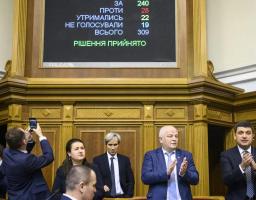 Верховна Рада схвалила Урядовий проект Державного бюджету на 2019 рік
