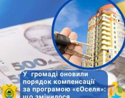 У Кремінській громаді оновили порядок компенсації за програмою «єОселя»: що змінилося