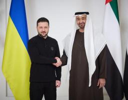 Звільнення полонених, розвиток двосторонньої співпраці та продовольча безпека: в Абу-Дабі відбулася зустріч президентів України та ОАЕ