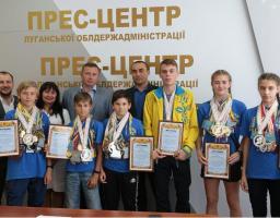 Юні переможці та призери чемпіонату світу з карате отримали обласні відзнаки