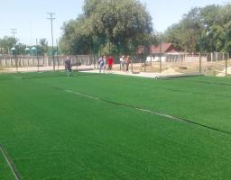 У містах і громадах області: на Старобільщині будують спортмайданчик на стадіоні «Колос»