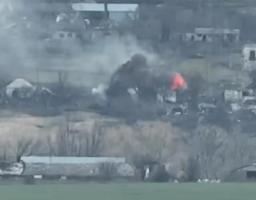 На Сватівському напрямку знищено склад із боєкомплектом та вантажівка з окупантами