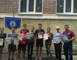 Юні жителі Луганщини узяли участь на Всеукраїнському етапі військово-патріотична гра «Сокіл»