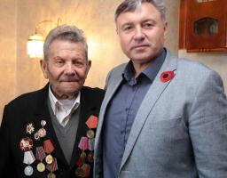 Юрій Гарбуз відвідав та привітав з прийдешнім Днем Перемоги ветеранів Другої світової війни